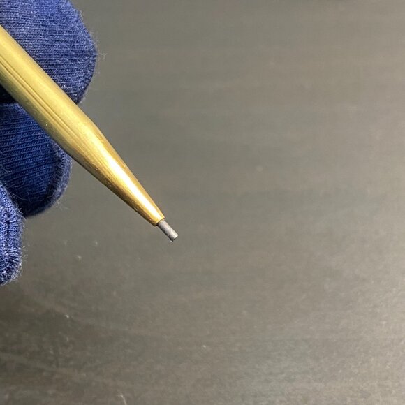 SELECT Pencil, MECHANICAL pencil, metal pen, golden color, ONE Pencil, made in J - Picture 6 of 10